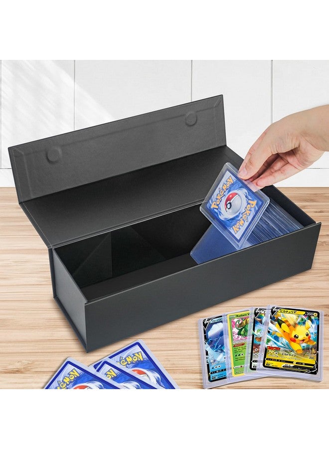 Vowcarol Trading Card Storage Box Toploader Storage Box Trading Card Holder Toploader Hobby Box For 800 Count Cards 1 Pack  - Image 2