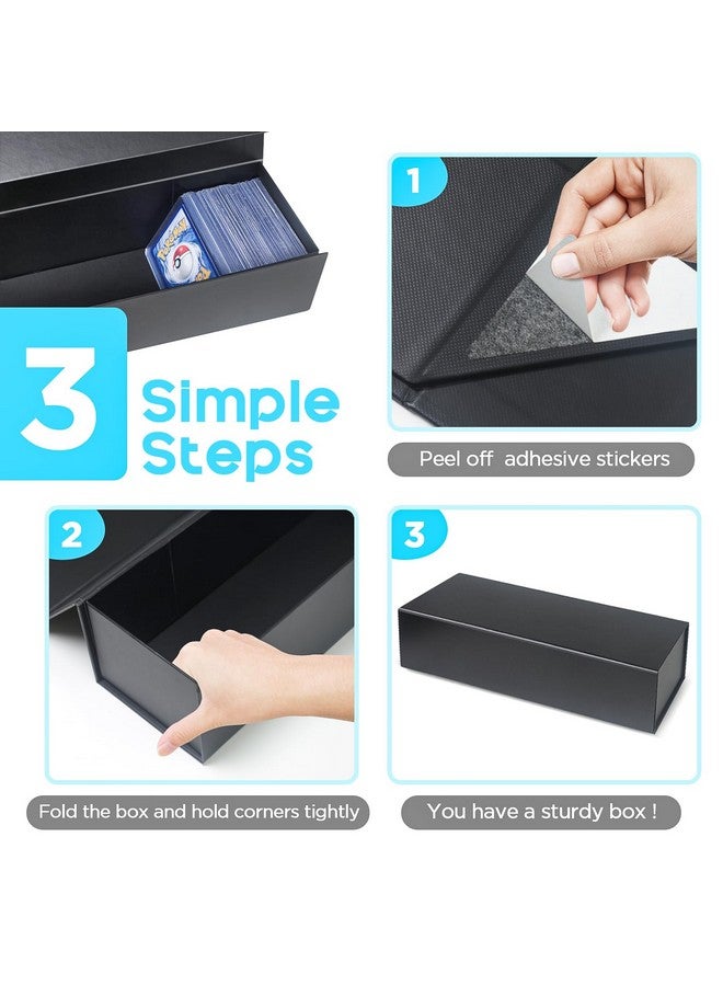 Vowcarol Trading Card Storage Box Toploader Storage Box Trading Card Holder Toploader Hobby Box For 800 Count Cards 1 Pack  - Image 3