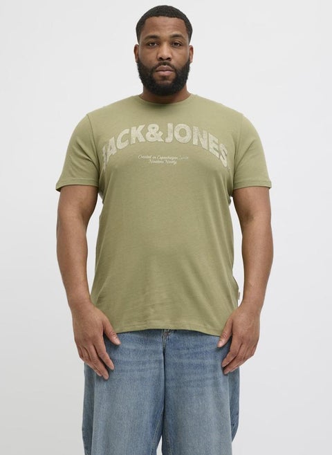 Plus Size Logo Crew Neck T-Shirt