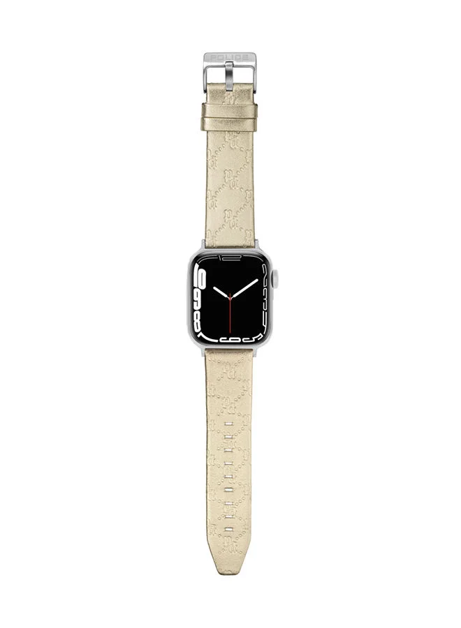 POLICE Universal Replacement Leather Strap For Men And Women, Compatible With Apple Watch Series 3-9, SE (38-40-41),Samsung, Huawei Or Quartz Watch With Lug Width Of 20mm