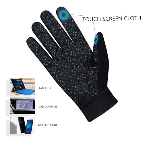 SEFLICA® Cycling Gloves | Non-Slip Sun Protection Gloves for Men & Women | Warm, High-Temperature Resistant Gloves for Mountain Biking, Motorcycle Riding, Cricket, Tennis & Outdoor Sports (Green) - Image 5