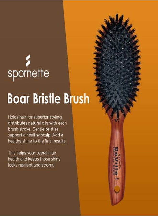 Spornette - Deville Cushion Oval Boar Brush 342 - Image 1