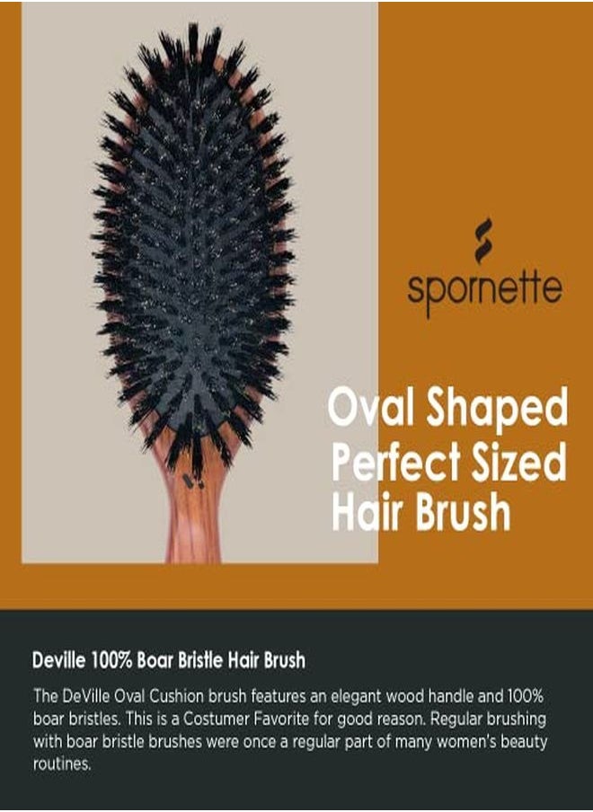 Spornette - Deville Cushion Oval Boar Brush 342 - Image 1