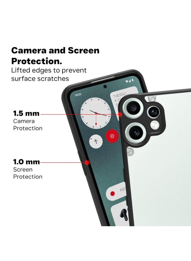 Case for Nothing CMF Phone 2 Pro, Lightweight Hybrid Hard PC with Soft TPU Bumper Shockproof Protective Case cover Clear Back Designed for CMF Nothing Phone 2 Pro - Image 5