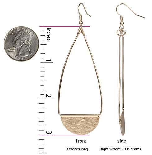 SPUNKYsoul Shield Earring (Large Gold) - Image 3