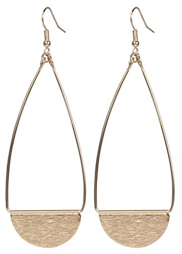 SPUNKYsoul Shield Earring (Large Gold) - Image 1