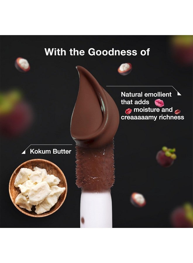 Dazller All Day Lipcolour Quick Dry|Moisturizing Kokum Butter|Non-Transfer & Smudge-proof|8hr stay|Liquid Lipstick for Women|QDLC032 Dark Rosewood|6g - Image 3