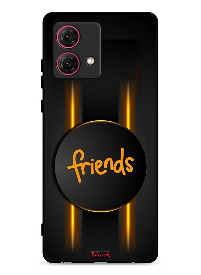 Tolwak Motorola Moto G84 5G Protective Case Cover Friends - Image 1
