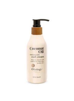 Oliology Coconut Oil Curl Cream Defines & Enhances Curls & Waves | Botanically Infused | Conditions & Reduces Frizz | Made In Usa Cruelty Free & Paraben Free (8.5Oz)  - Image 1