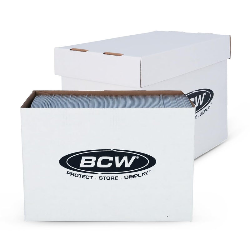 BCW MagazineDocument Storage Box 5Pack  Durable Cardboard Filing Box