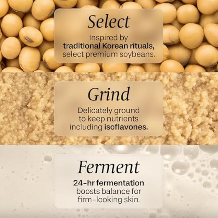 aruen Fermented Tofu Collagen Serum – 68% Fermented Soy Milk with Niacinamide & Hyaluronic Acid – Korean Hydrating Face Serum for Firming, Radiance & Skin Barrier Care (1.01 fl oz / 30ml) - Image 5