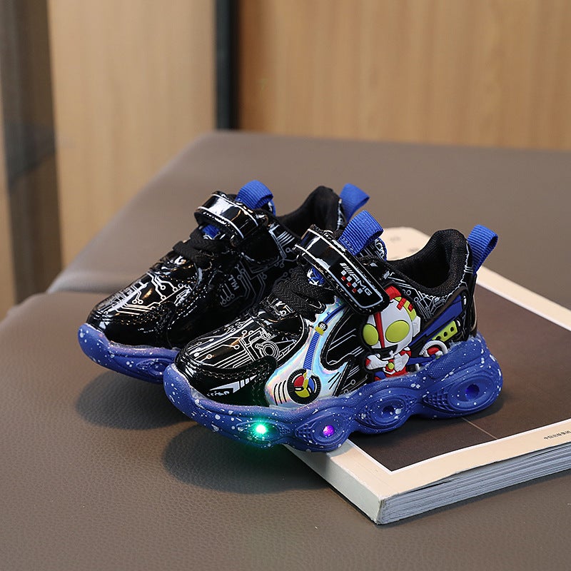 Mesh Sneakers Lightweight Flexible Sole Walking Shoes For Kids Indoor And Outdoor Activities - Image 4