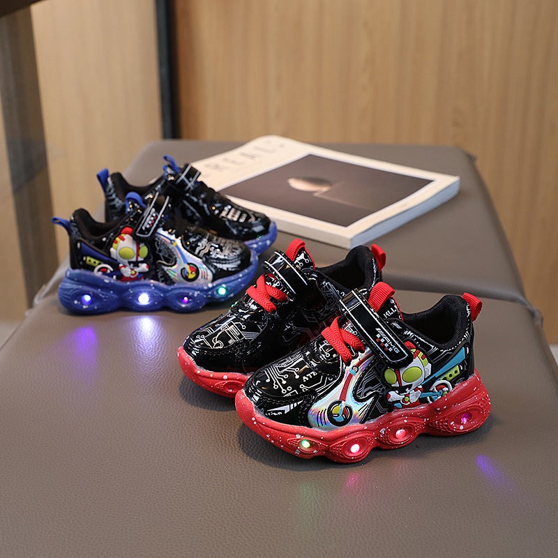 Mesh Sneakers Lightweight Flexible Sole Walking Shoes For Kids Indoor And Outdoor Activities - Image 2