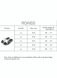 roaiss Non Slip Slippers for Lovers in Summer Thick Soled Wearable Fashionable External Sandals High Elastic Soft Bathroom Slippers  - Image 3