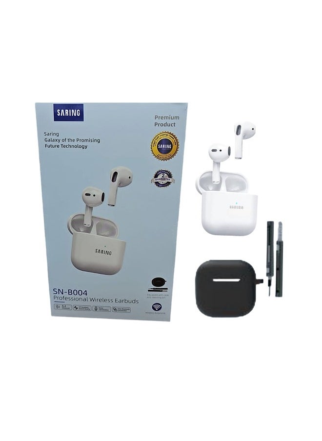 SARING Saring high definition wireless earphones with built in mic auto pairing and charging caseSN-004  - Image 1