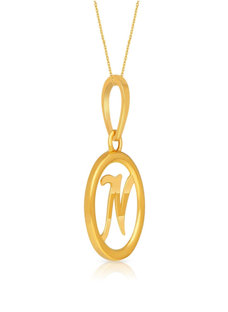 Malabar Gold and Diamonds 22k 916 Purity Gold Pendant for Women DZPN176NY  - Image 2