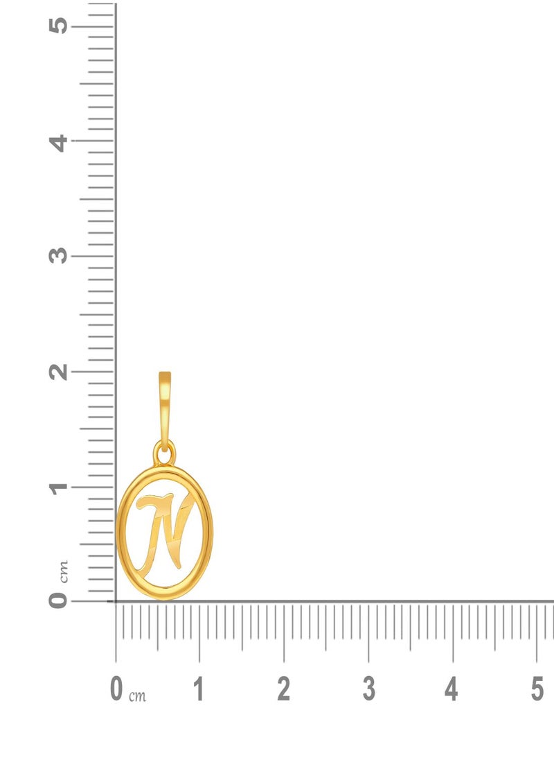 Malabar Gold and Diamonds 22k 916 Purity Gold Pendant for Women DZPN176NY  - Image 5