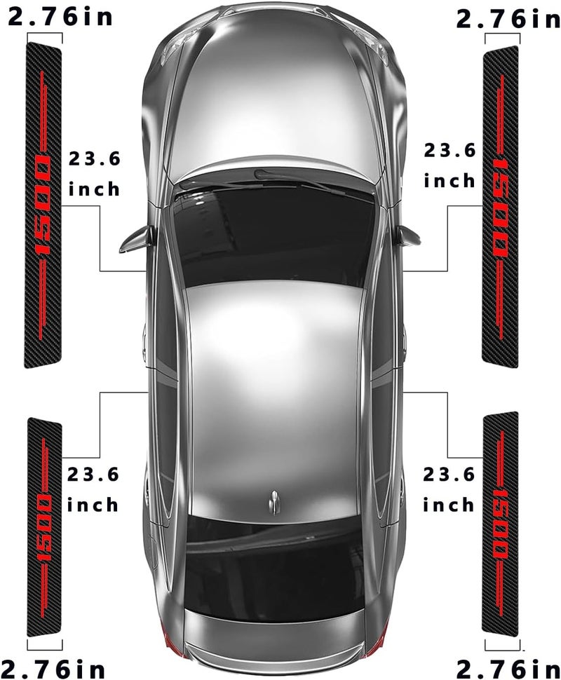LINOAH Door Sill Protectors for RAM 1500 - Pack of 4 - Image 4