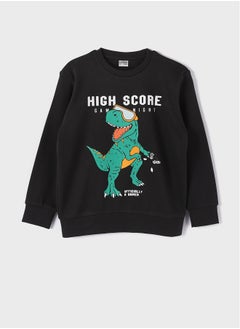 LC WAIKIKI Crew Neck Printed Long Sleeve Boy sweatshirt  - Image 1