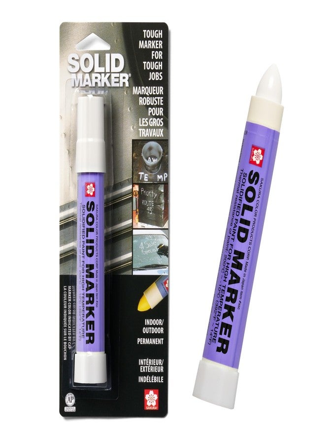 SAKURA SOLID MARKER Sakura Solidified Paint Solid Marker, 14 to 392 Degrees F, White - Image 1