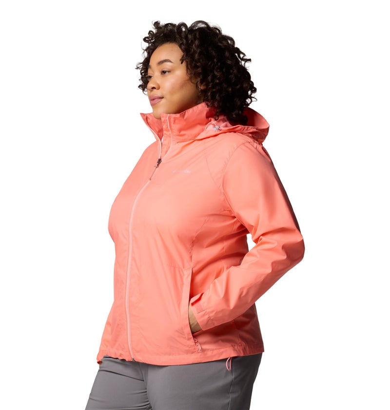 Columbia Womens Switchback IV Rain Jacket, Alpenglow, Medium - Image 3