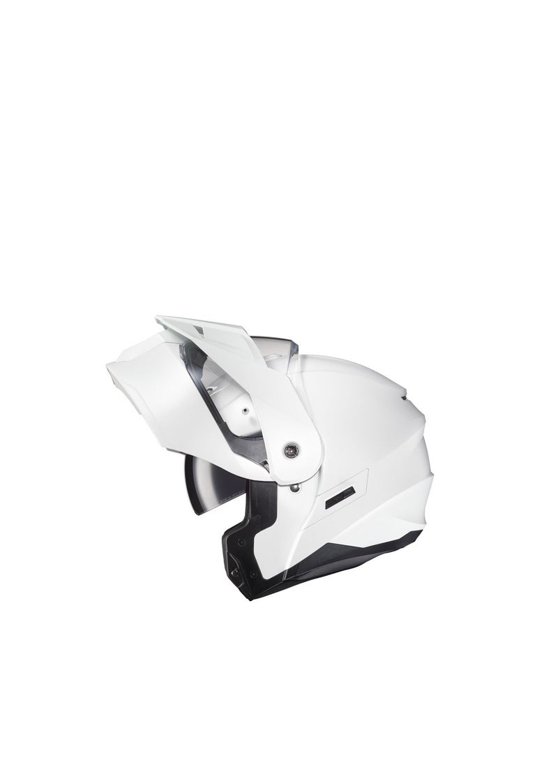 HJC خوذة HJC C80 بيضاء لؤلؤية صلبة كبيرة  - Image 2