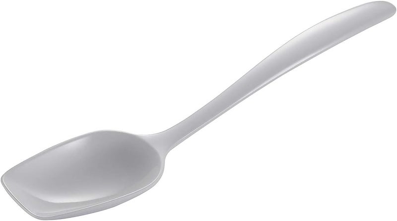 Hutzler 10 Inch Melamine Serving Spoon, White