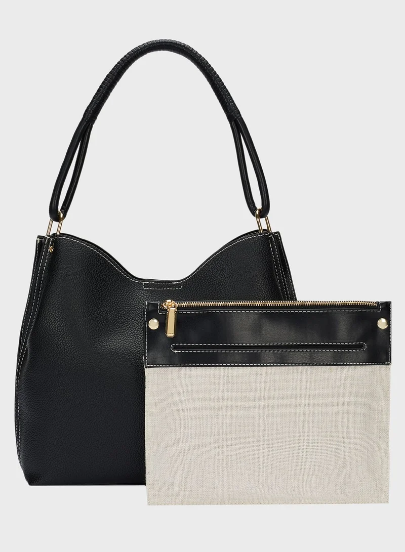PARFOIS Satchel With Top Handle