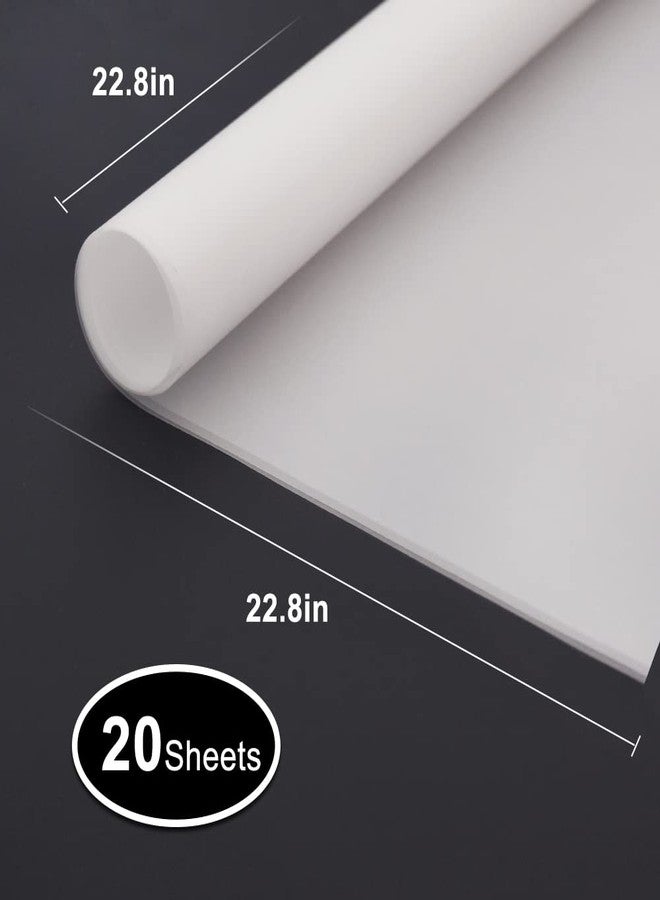 BEISHIDA 20 PCS Transparent White Floral Wrapping Paper-Matte Waterproof Flower Wrapping Paper Bouquet for Florist Supplies, DIY Crafts, Gift Packaging, Wedding, Birthday Gift - Image 2