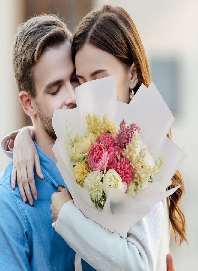 BEISHIDA 20 PCS Transparent White Floral Wrapping Paper-Matte Waterproof Flower Wrapping Paper Bouquet for Florist Supplies, DIY Crafts, Gift Packaging, Wedding, Birthday Gift - Image 5