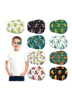 Vergali Adhesive Eye Patches 45 Pcs Kids Girls Patches Toddler Bulk Patch Fabric Breathable Fun Cute Designs Cotton Bandages For Light Blocking 9 Styles  - Image 1