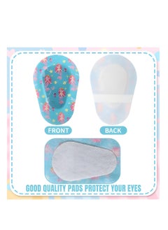 Vergali Adhesive Eye Patches 45 Pcs Kids Girls Patches Toddler Bulk Patch Fabric Breathable Fun Cute Designs Cotton Bandages For Light Blocking 9 Styles  - Image 2