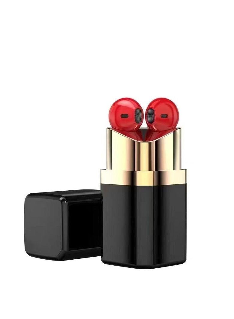 GULFLINK Luxury Fashion Design Lipstick Earbuds Purple - Image 2