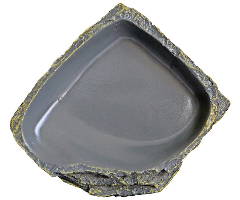 Reptile Feeding Dish Corner Bowl,Water Dish Food Bowl, Amphibians Tank and Little Critters Water Bowl, Reptile Feeding Terrarium Bowls for Bearded Dragon Lizard,Hermit Crab,Gecko,Tortoise,Frog - Image 1