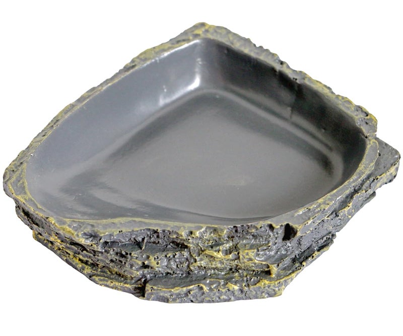 Reptile Feeding Dish Corner Bowl,Water Dish Food Bowl, Amphibians Tank and Little Critters Water Bowl, Reptile Feeding Terrarium Bowls for Bearded Dragon Lizard,Hermit Crab,Gecko,Tortoise,Frog - Image 4