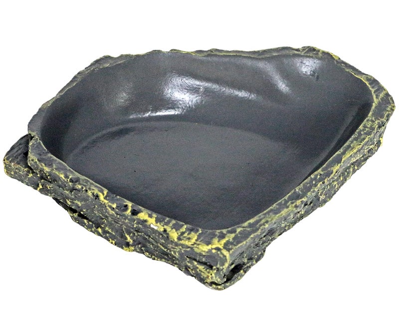 Reptile Feeding Dish Corner Bowl,Water Dish Food Bowl, Amphibians Tank and Little Critters Water Bowl, Reptile Feeding Terrarium Bowls for Bearded Dragon Lizard,Hermit Crab,Gecko,Tortoise,Frog - Image 3