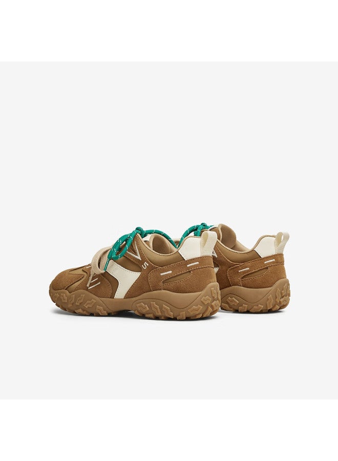 Tata Cocoa Bean Retro Sneakers Women's Casual Shoes Training Shoes, Yellow-brown/white Cm5, Size 36 - Image 5