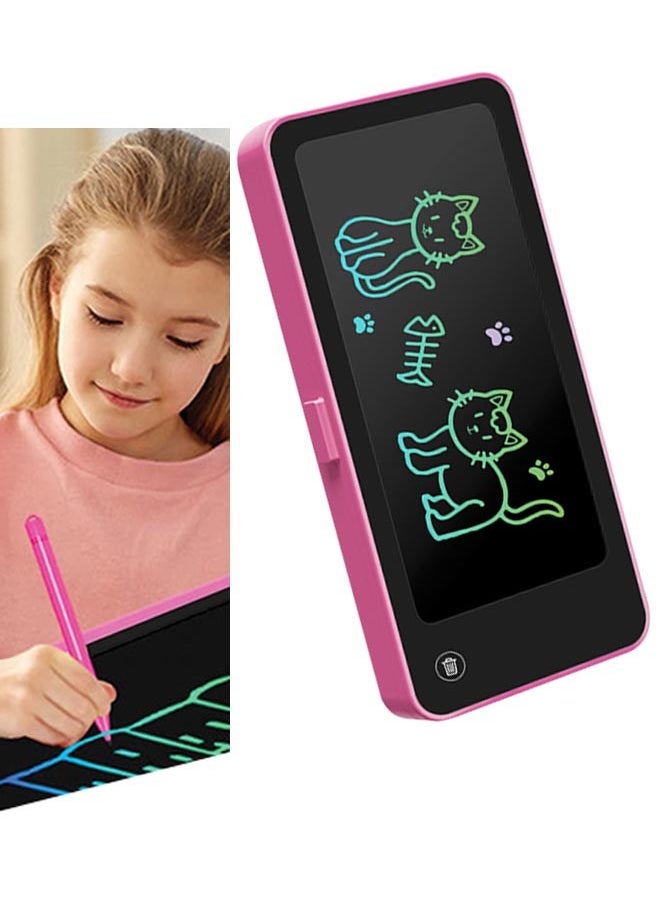 2 في 1 لوح رسم LCD، لوح كتابة مع حافظة قلم، لوحة جرافيتي قابلة لإعادة الاستخدام، لعبة تعليمية للأطفال، لتخزين القرطاسية واللوحات والمذكرات  - Image 1