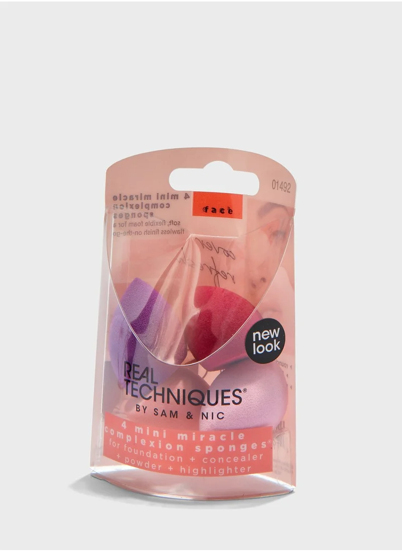 REAL TECHNIQUES Four Pack Mini Miracle Sponges