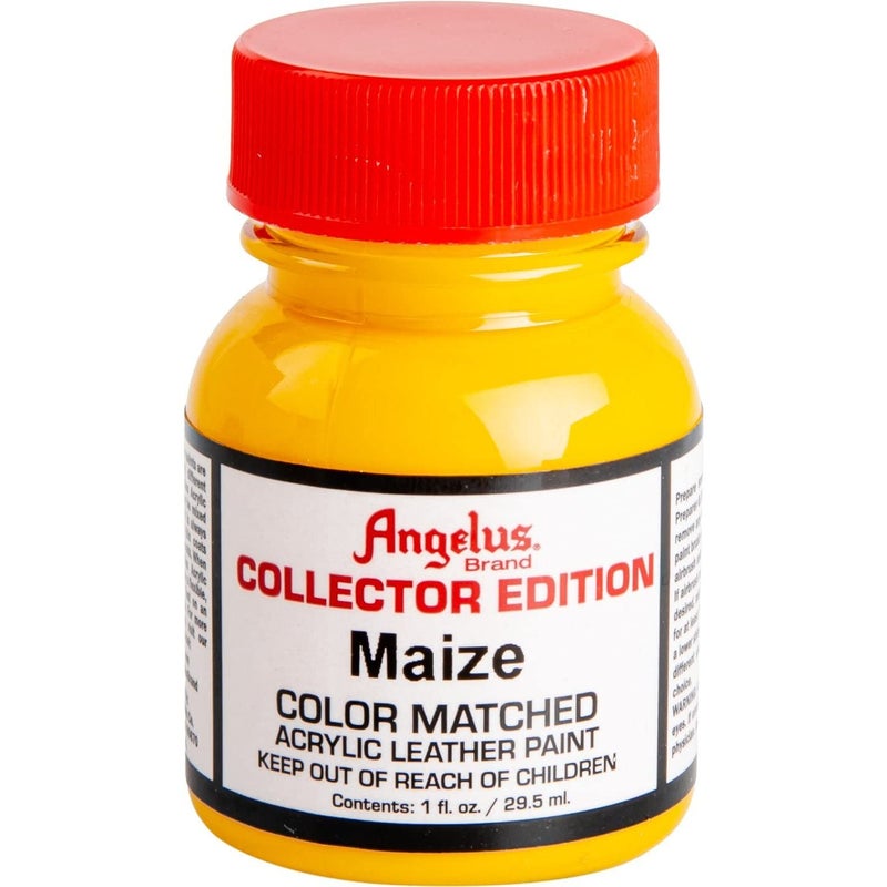 Angelus Collector Leather Paint 1 oz Maize - Image 2
