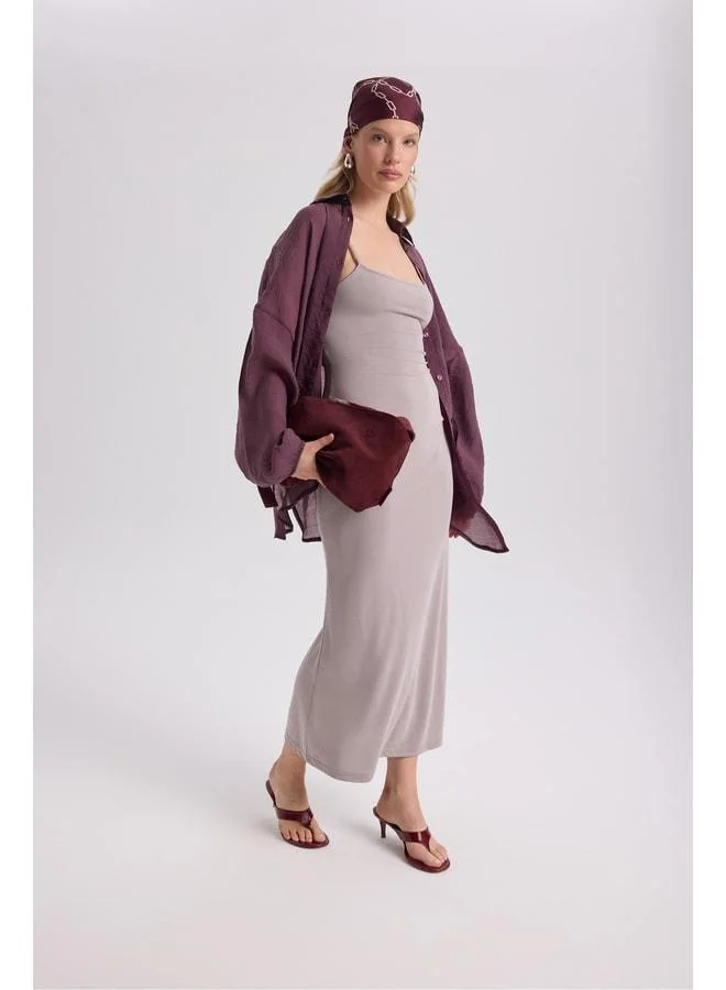 MAI STUDIOS CO.  Ferry Lila Basic Dress. for Women | Best Price UAE
