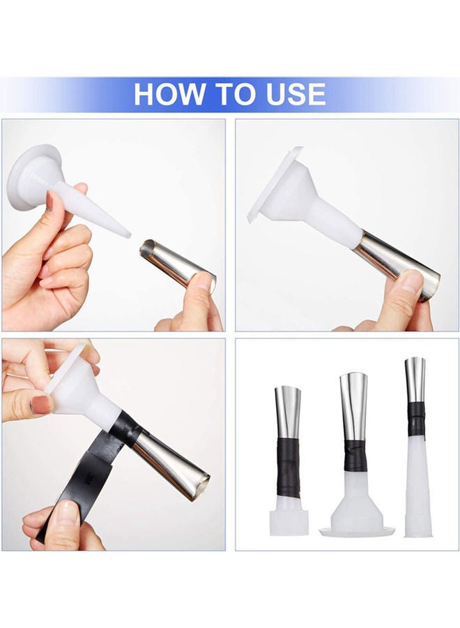 نيبمينينت مجموعة أدوات من 27 قطعة لوضع مواد ملء الفراغات تتضمن عدة فتحات مختلفة الأشكال مع علبة تخزين متعدد الألوان - Image 3