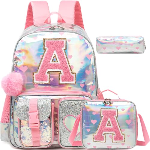 HTgroce Cute Backpacks for Girls School Backpack for Kids Backpacks for Elementary Primary School Bags for Girls BookbagsPink - Image 1