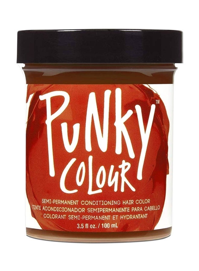 لون شعر بونكي كولور شبه دائم أحمر ناري 100 مل