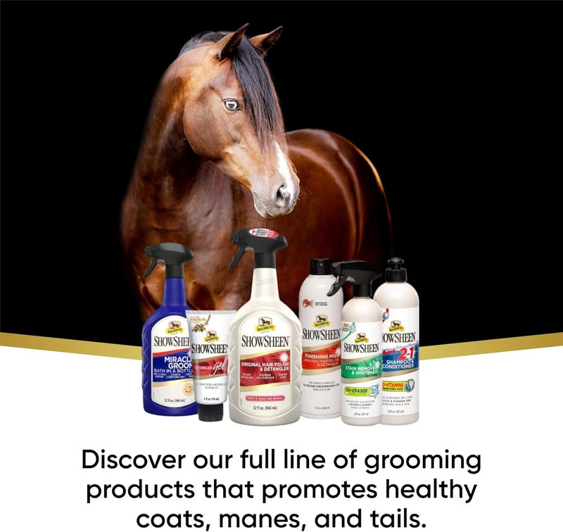 Absorbine ShowSheen Stain Remover & Horse Whitener, Oxi-Eraser Stain Lifters, 20oz - Image 3