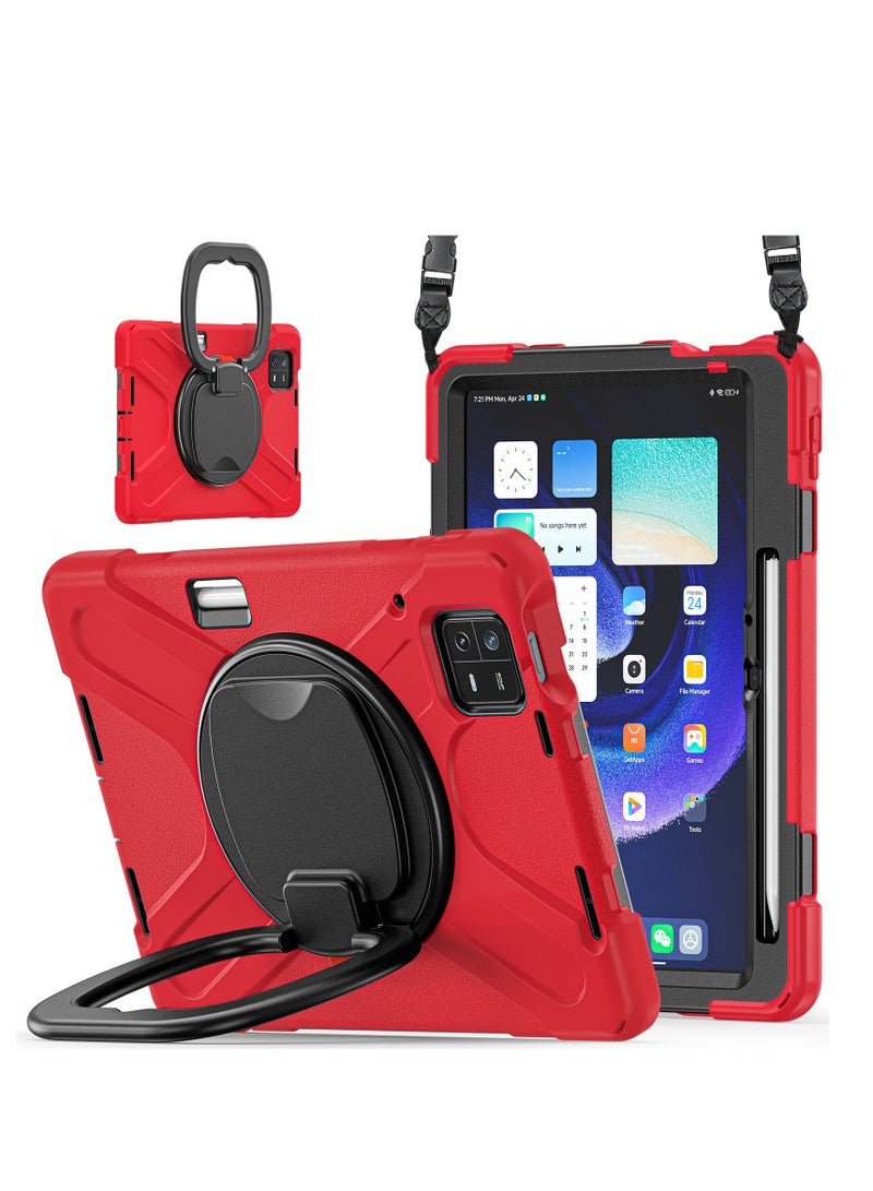 GULFLINK Back Cover Protect Case for Mi Pad 6/ Mi Pad 6 Pro 11 inch Red - Image 1