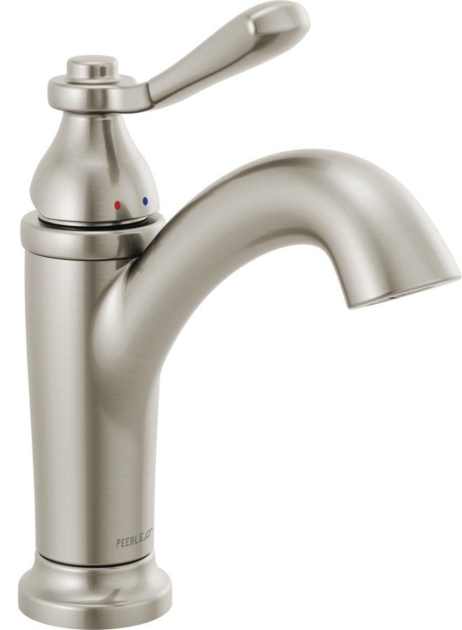 بيرليس صنبور حمام بيرلس P1565LF-BN إلمهورست بمقبض فتحة واحدة، نيكل مصقول - Image 1