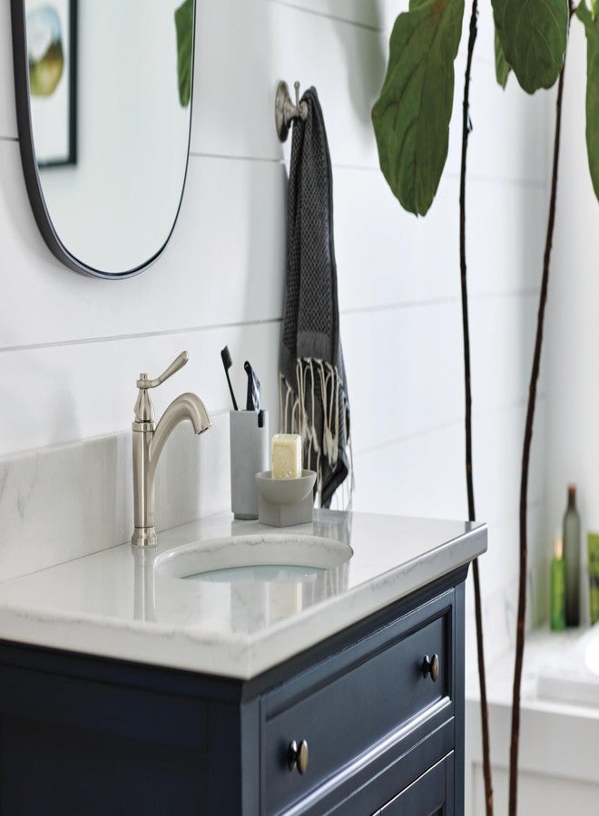 بيرليس صنبور حمام بيرلس P1565LF-BN إلمهورست بمقبض فتحة واحدة، نيكل مصقول - Image 4