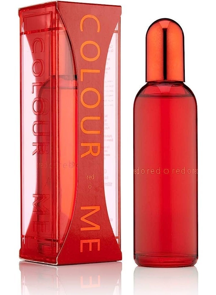 كولور مي عطر نسائي أنيق كولور مي ريد 100 مل | عطر فاخر للاستخدام اليومي للنساء برائحة زهرية خشبية مع نفحات توابل دافئة - Image 5