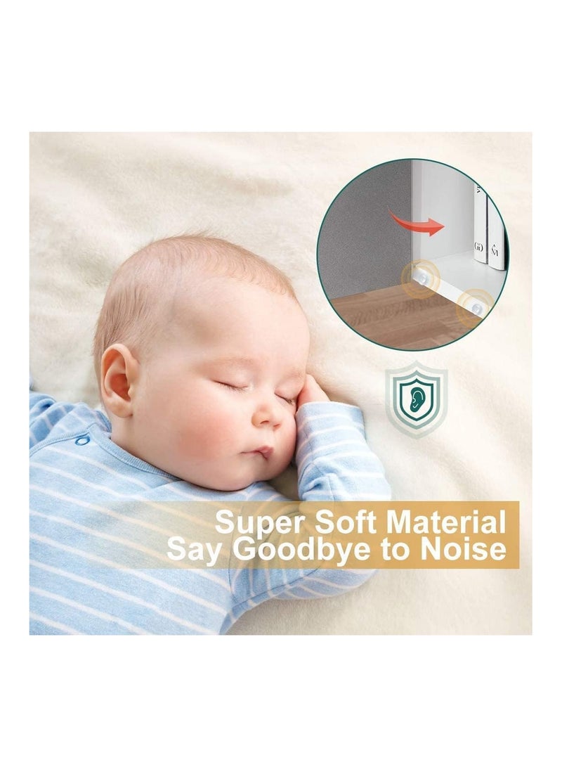 SOLARAE 200Pcs Cabinet Door Bumpers Self Adhesive Bumpers Pads Sound Dampening Circular Dots Cupboard Bumpers Clear Soft Rubber Bumpers Pads for Drawers Table Tops Laptop - Image 5